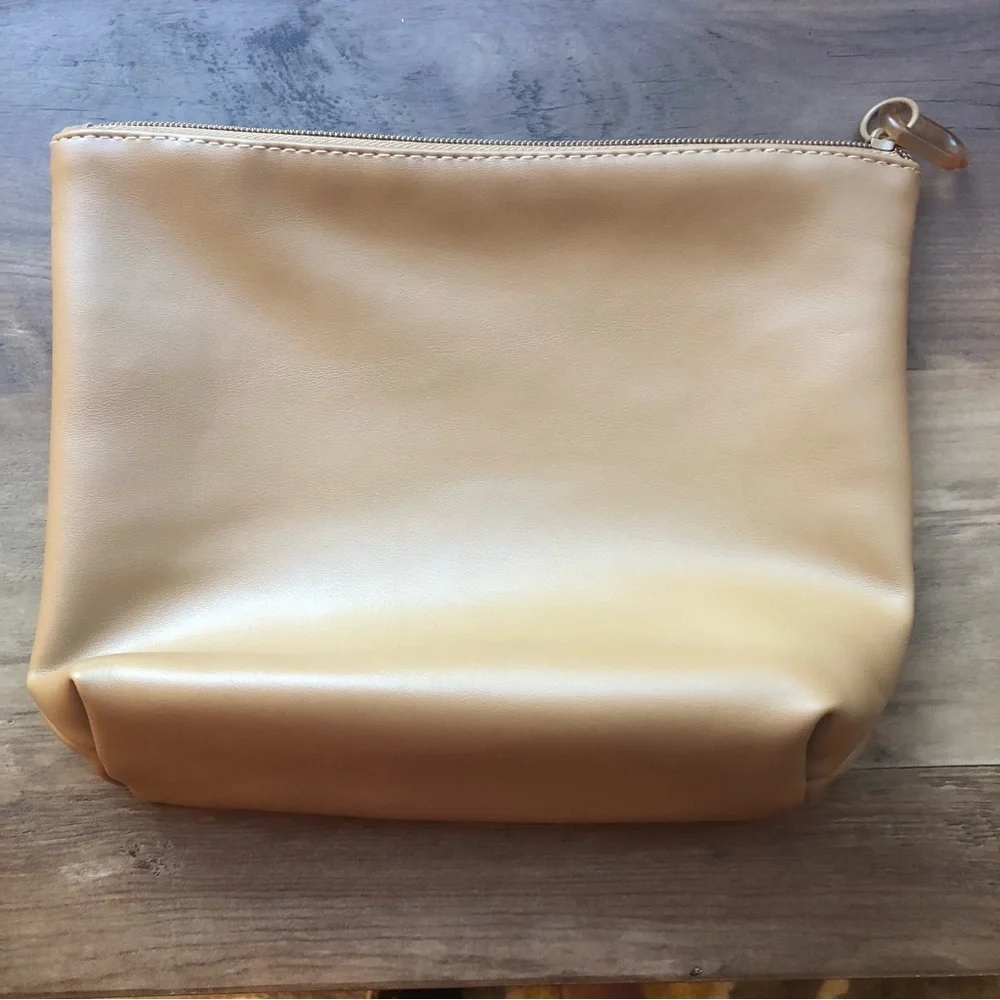 Brand New Brown Polyurethane Ulta Makeup Bag