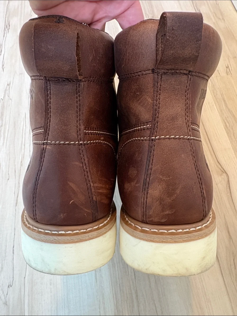 Wolverine rugged leather