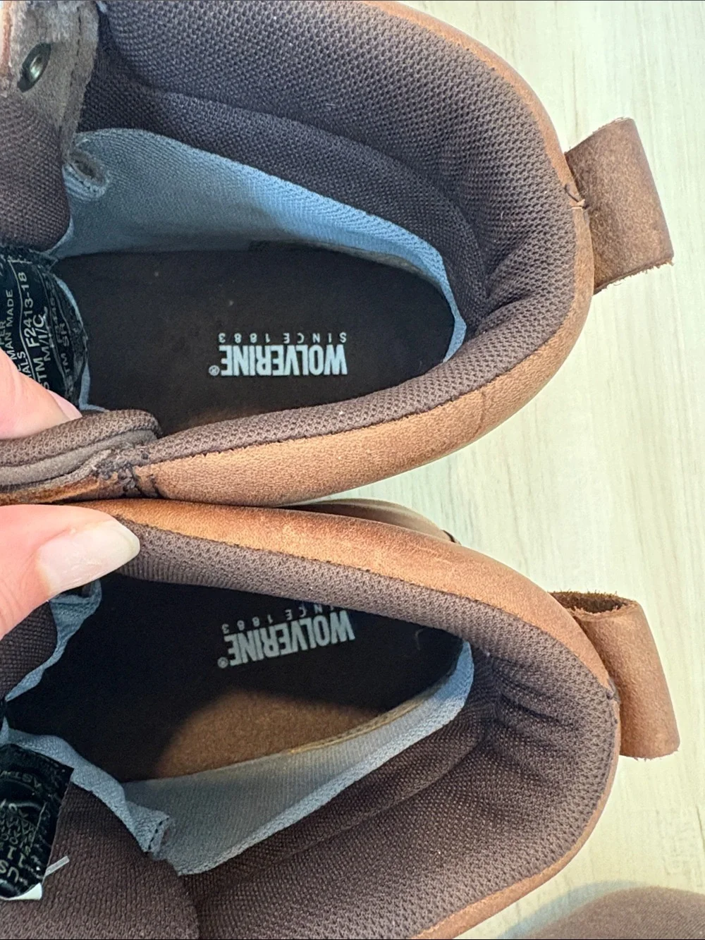 Wolverine rugged leather