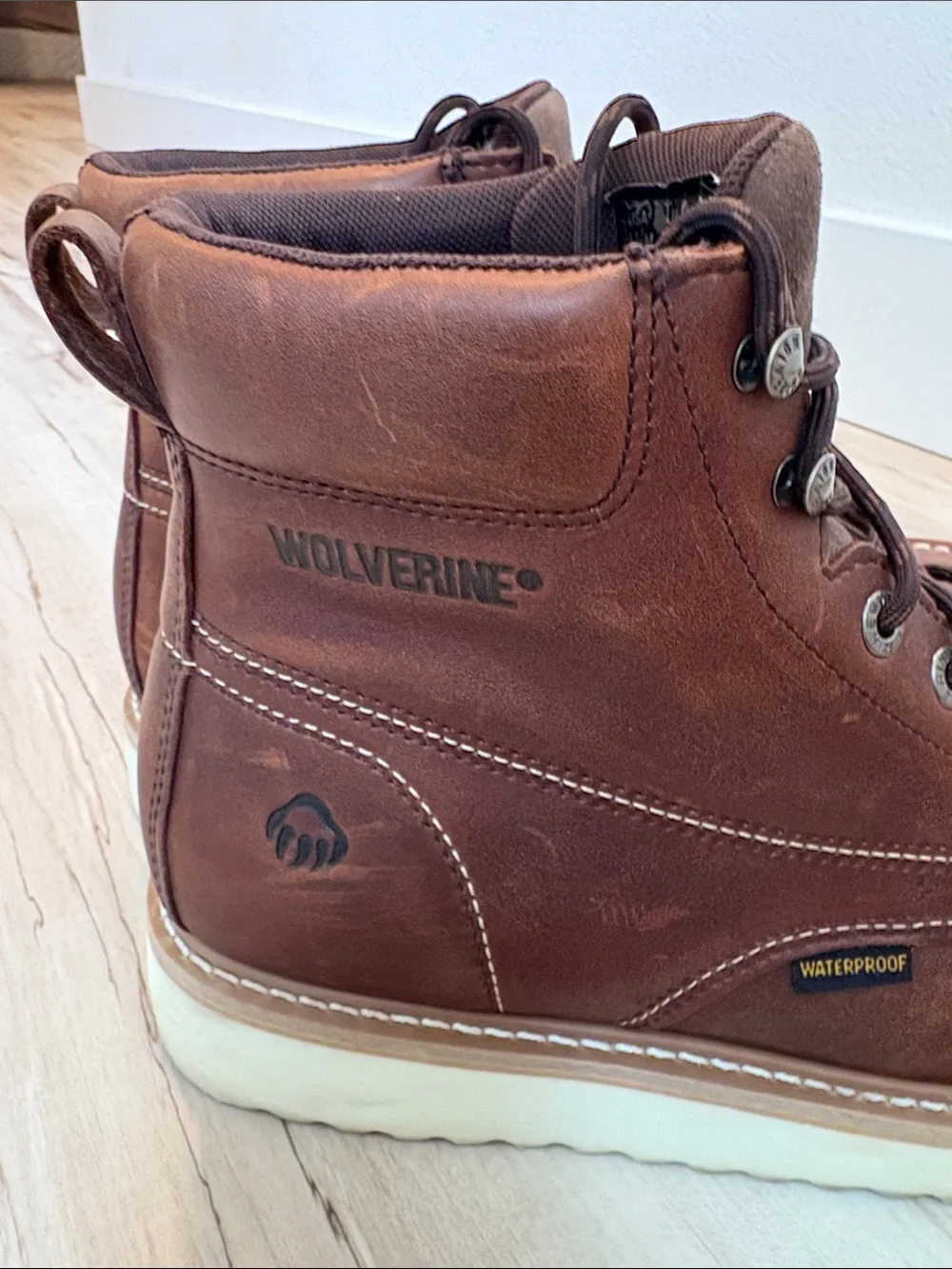 Wolverine rugged leather