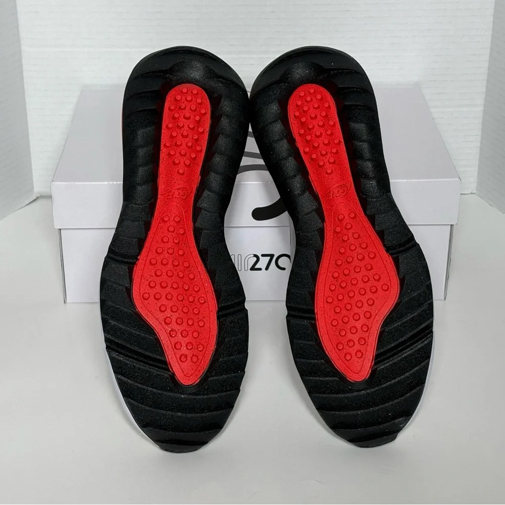 NEW Nike Air Max 270 G Men’s Golf shoes CK6483-103 white red black