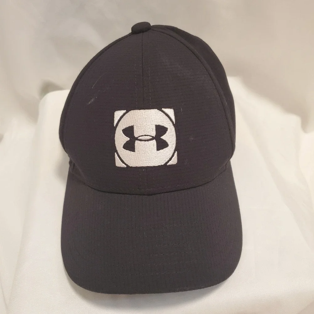Under Armour Golf Youth Hat Black S/M Perforated Performance Baseball Cap