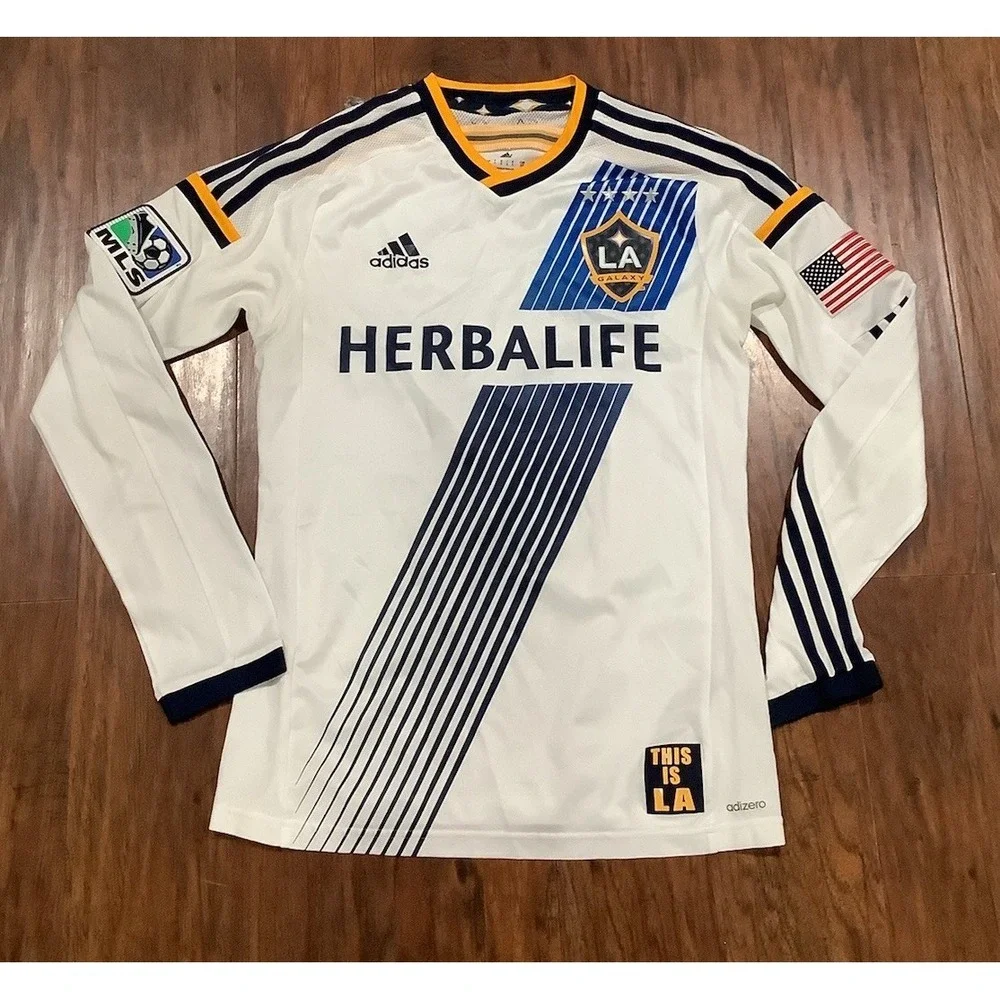 2013LA GALAXY MLS CUP FINAL #13 Gratziani  SHIRT SIZE S