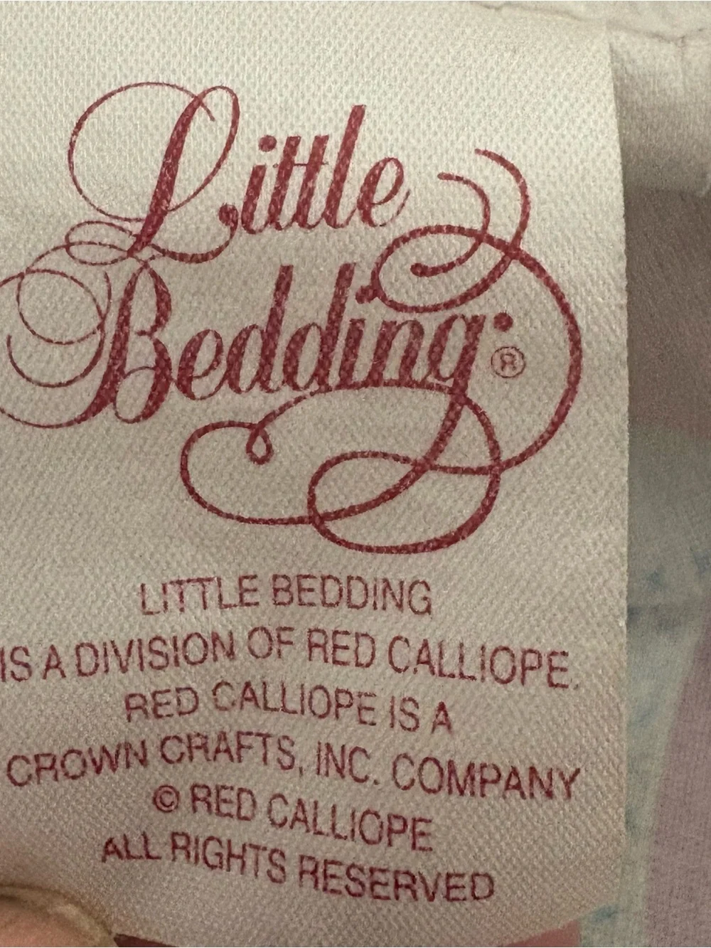 Little Bedding vtg little