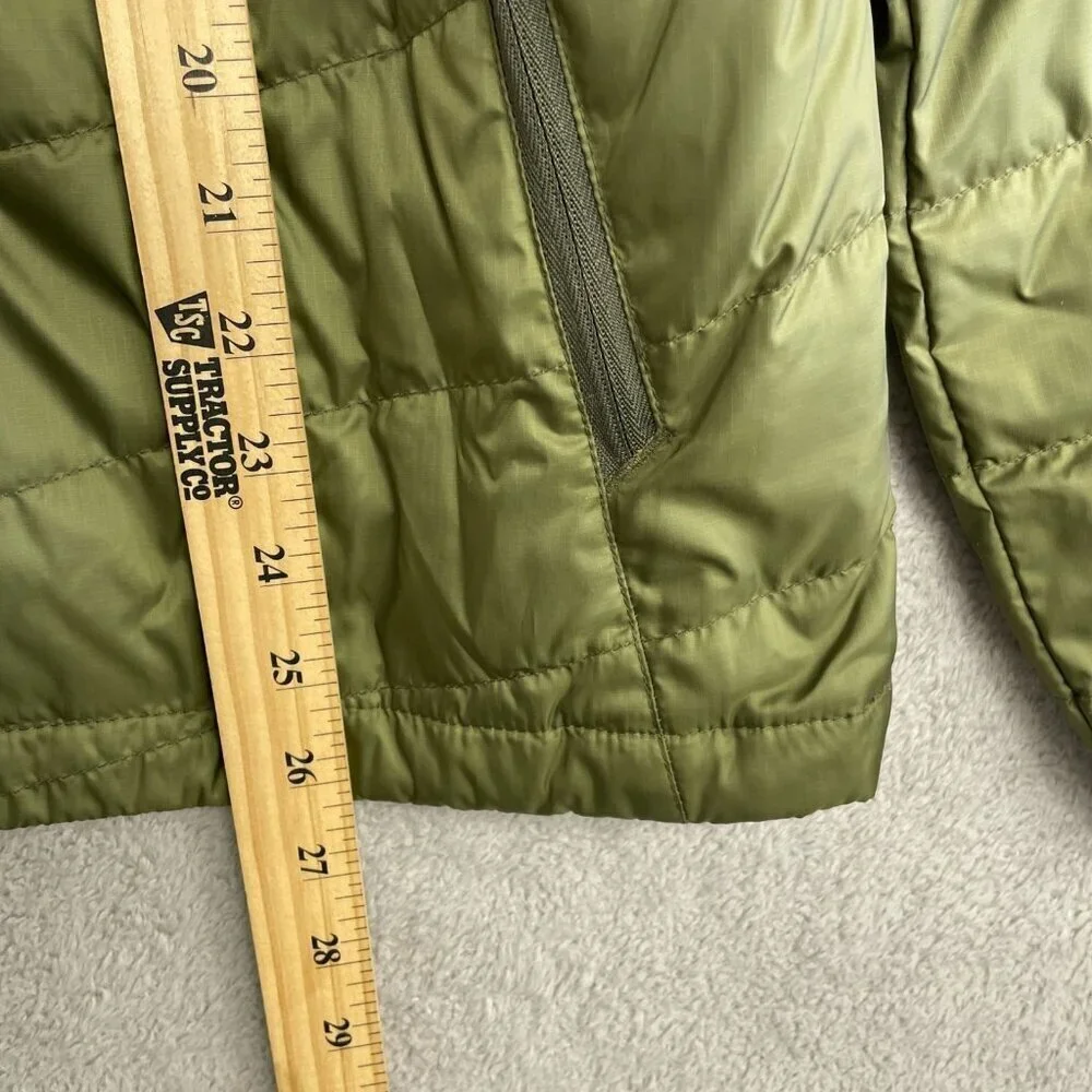 NEW Lands' End Men's S 800 Packable Down Jacket Smokey Olive Lightweight Puffer