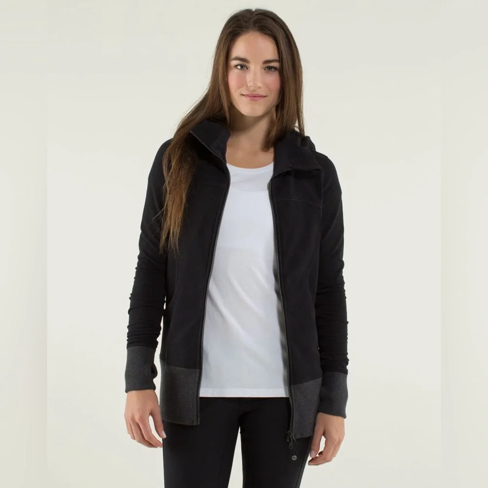 Lululemon Live Simply Jacket II Yoga Activewear Workout Cozy Hoodie Gym Scuba