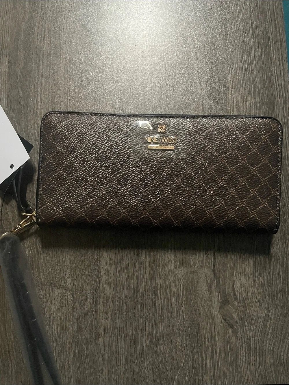 Nine West brown and gold purse