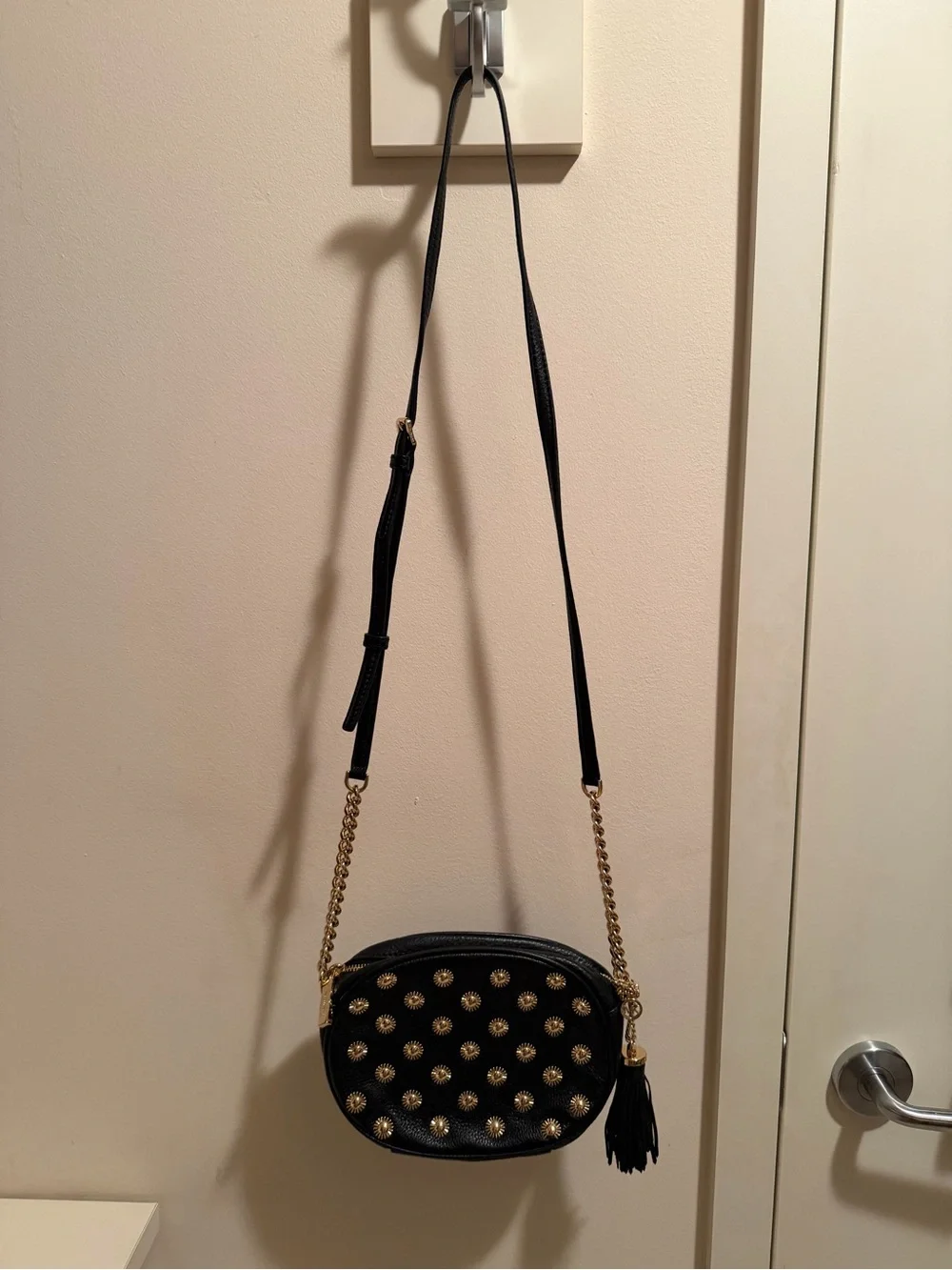 Michael Kors studded crossbody purse