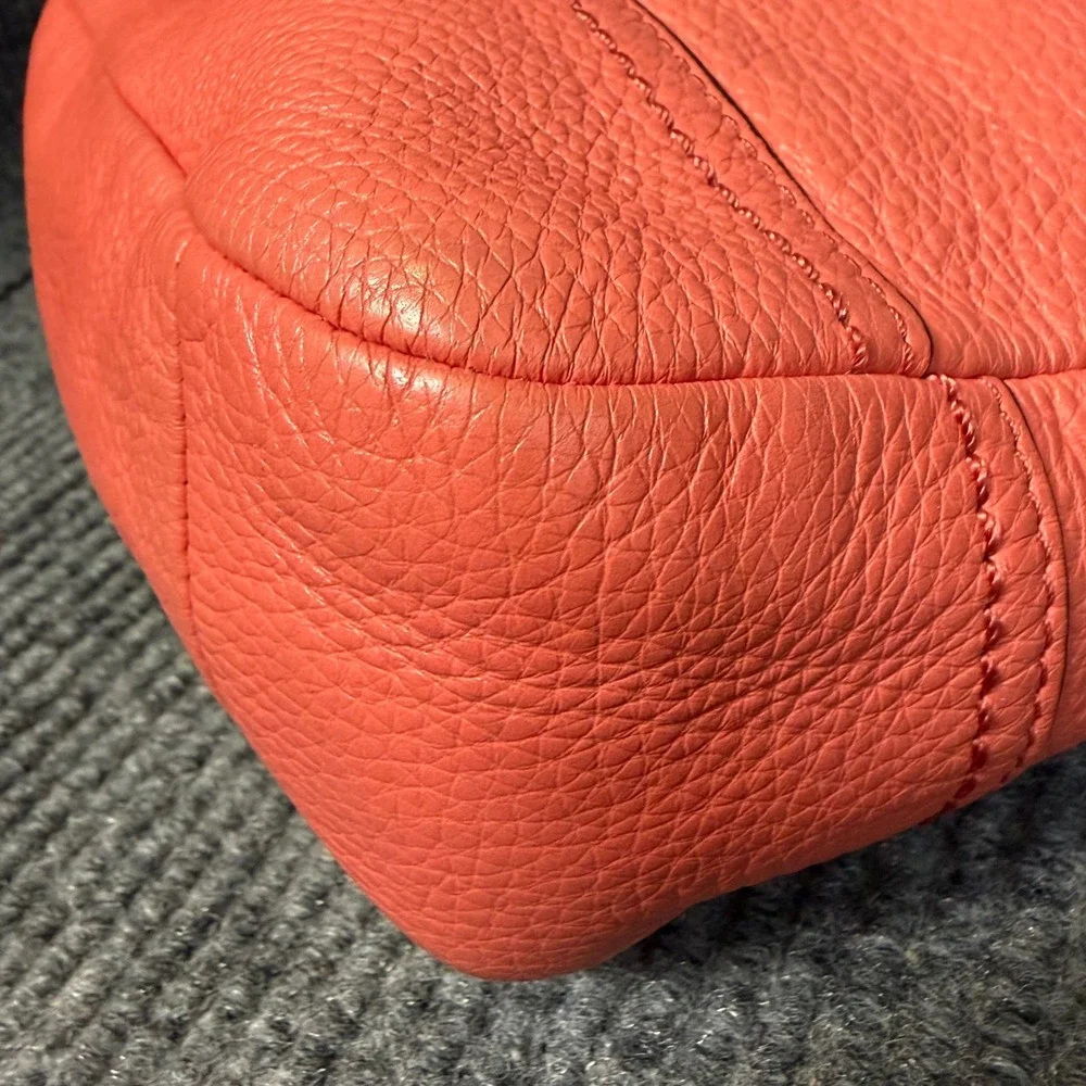 Coach pebbled leather