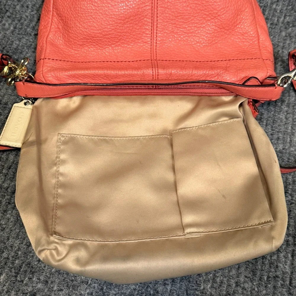 Coach pebbled leather