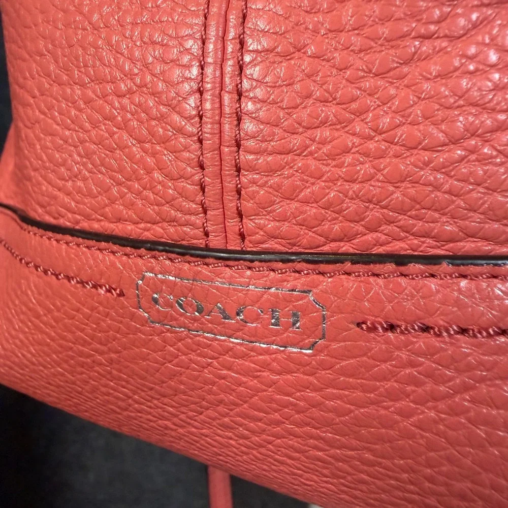 Coach pebbled leather