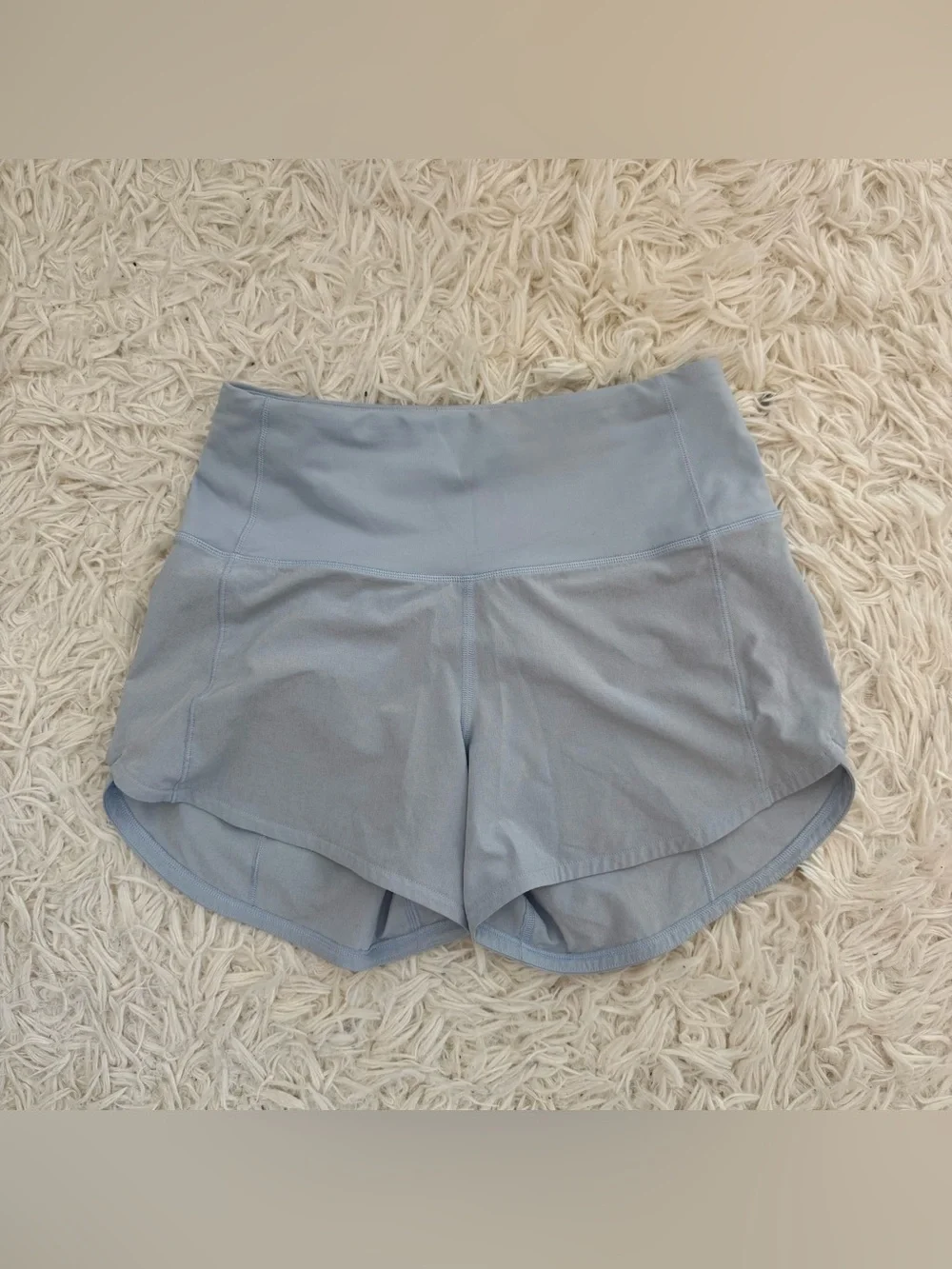 Lululemon Speedups Shorts in Light Baby Blue Size 0