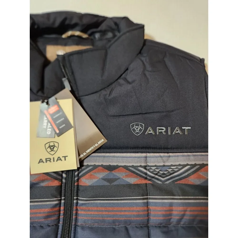 Ariat Crius Insulated Vest Southwestern Rust Men’s XL