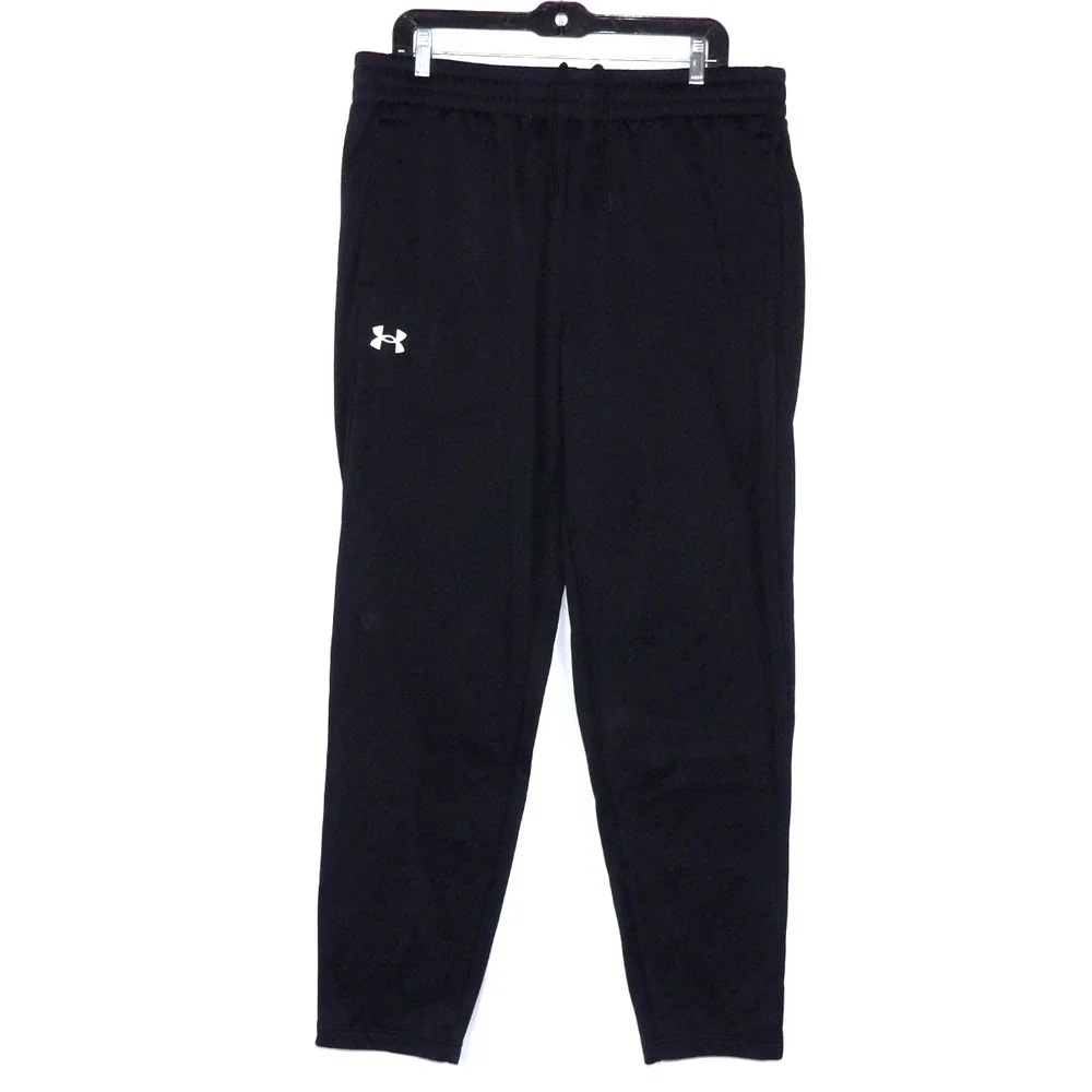 Under Armour Cold Gear Black Fleece Lined Performance Sweatpants Men's XXL Tall