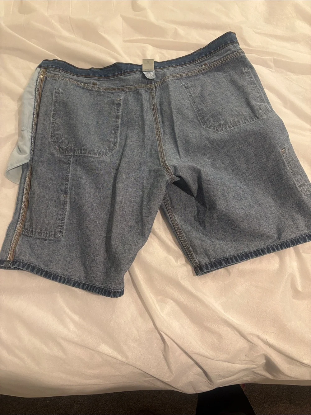 Faded Glory Classic Dark Blue Denim Shorts