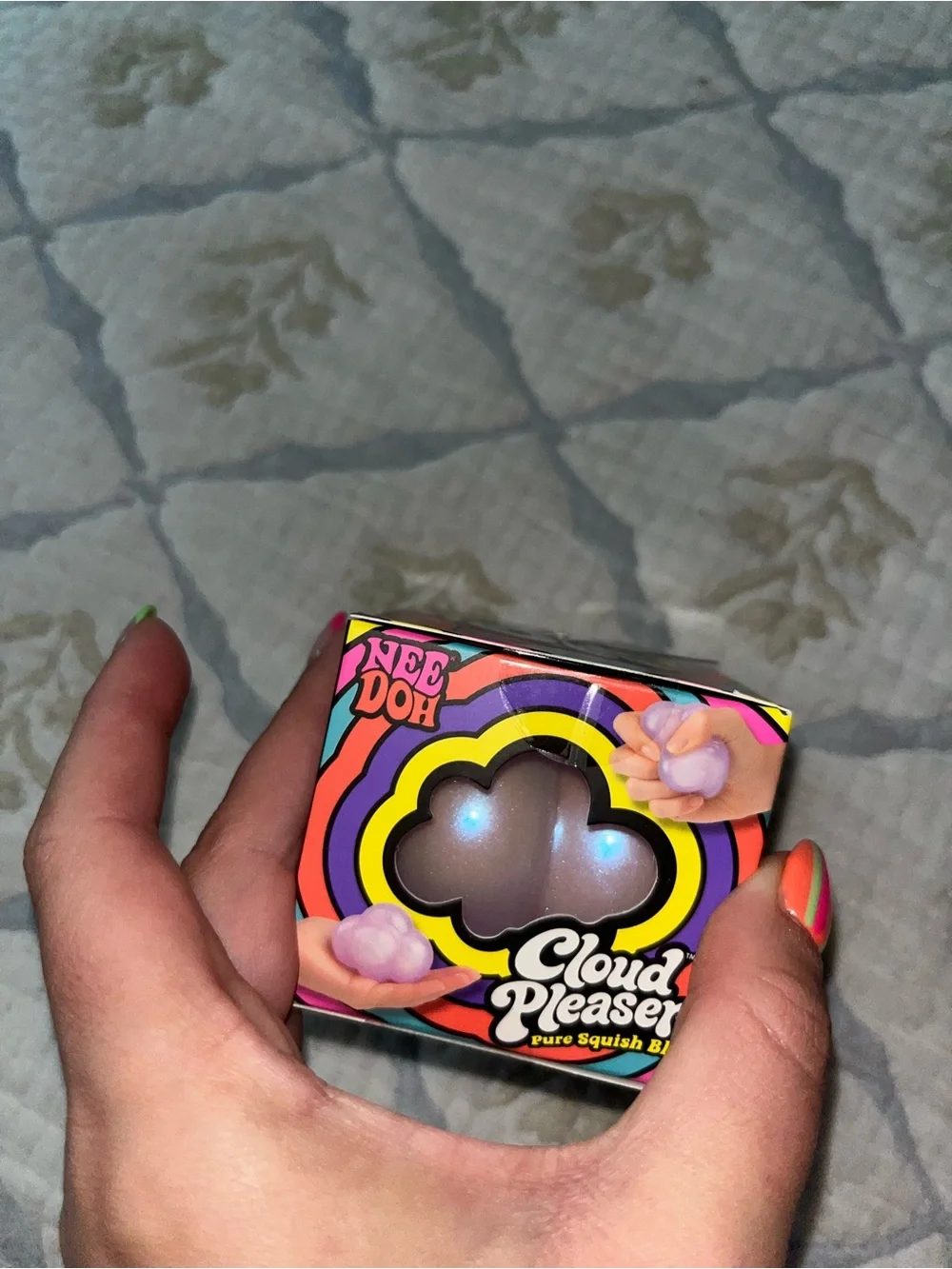 Cloud Pleaser Soft Squish Toy - Pink Cloud