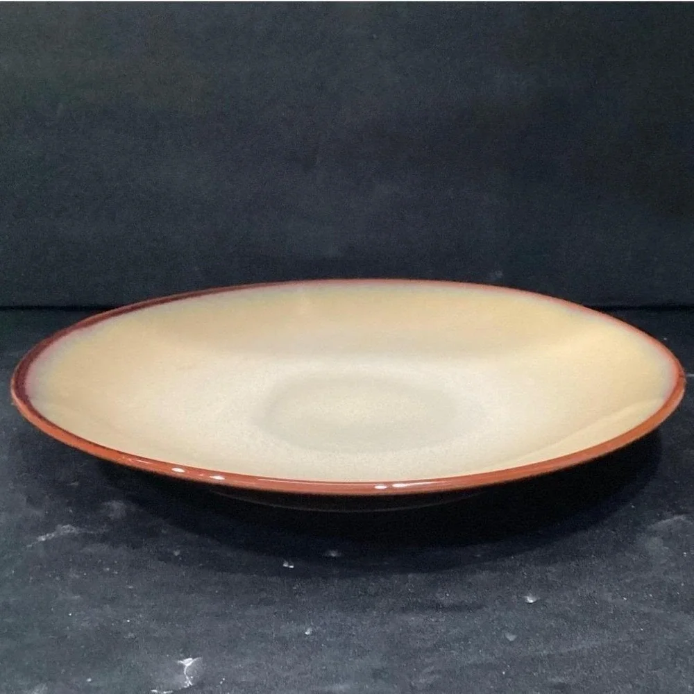 Sango‎ Nova Brown Chop Plate #4933, Vintage Stoneware Serving Platter, Serveware