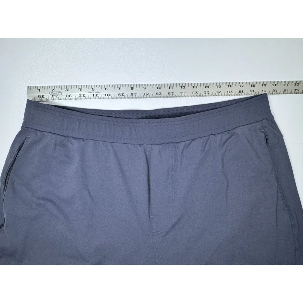 Public Rec Performance Pants Mens 42 Gray Stretch Travel Lounge Zip‎ Pockets