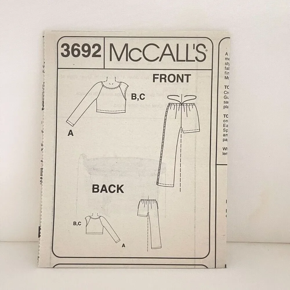 McCalls #3692 mccalls