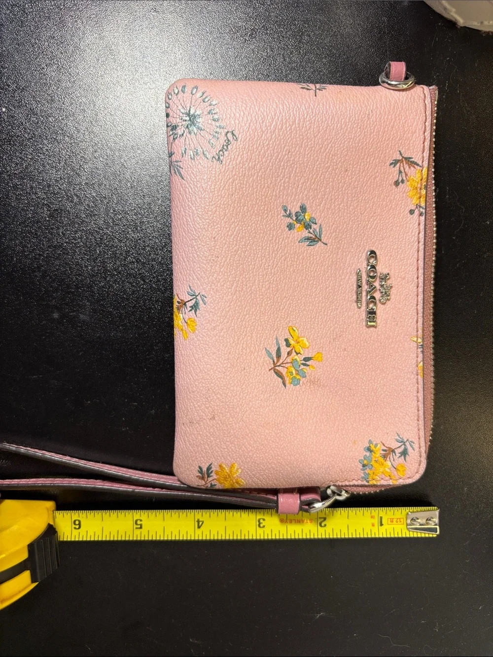 Coach pink leather