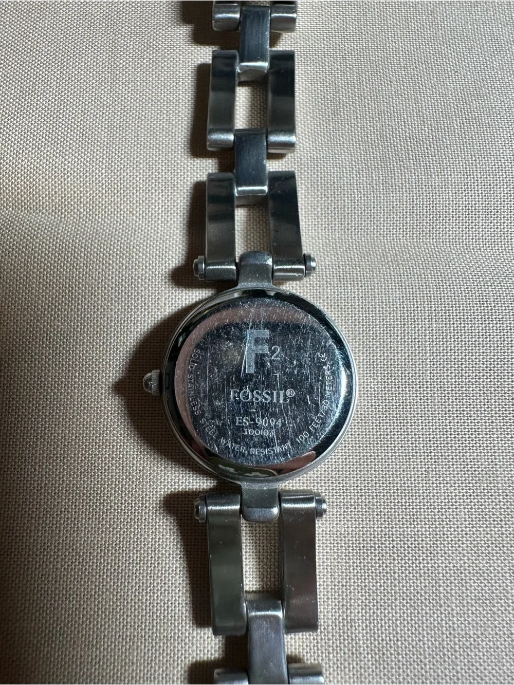 Fossil wristwatch polished