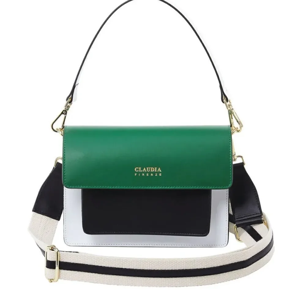 Claudia Firenze Desdemona -Green Handbag/Crossbody