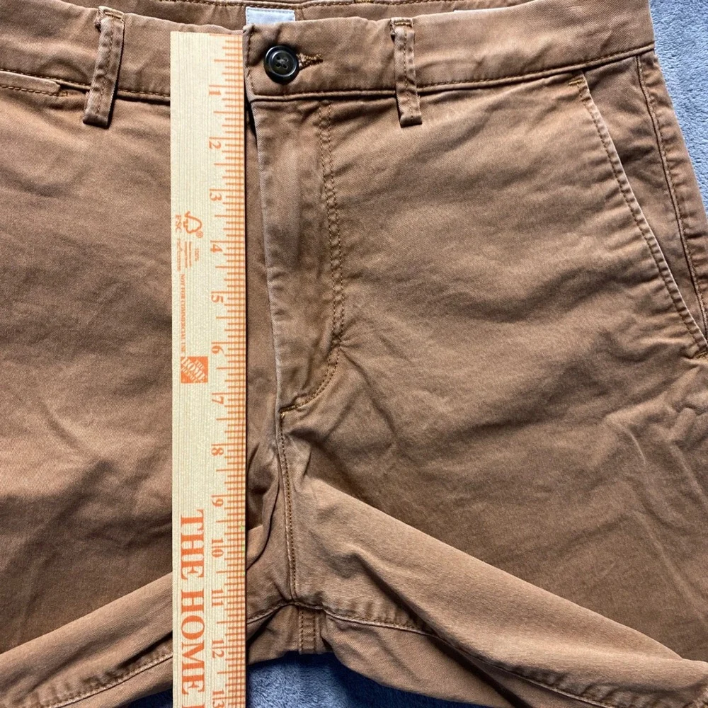 Gap Shorts Mens 31 Essential Khaki Brown 10 Inch Inseam Cotton Made in 2022