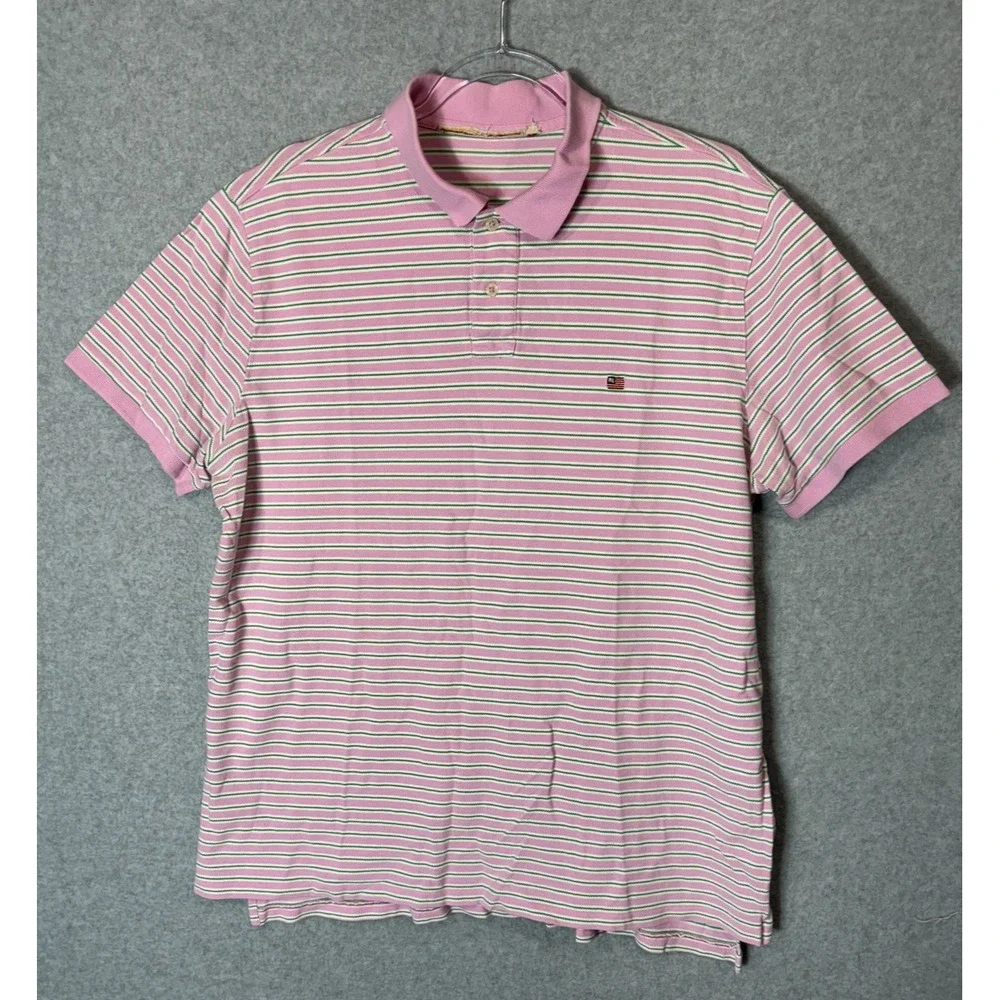 Ralph Lauren Polo‎ Shirt Mens Extra Large Striped Classic Casual Preppy XL