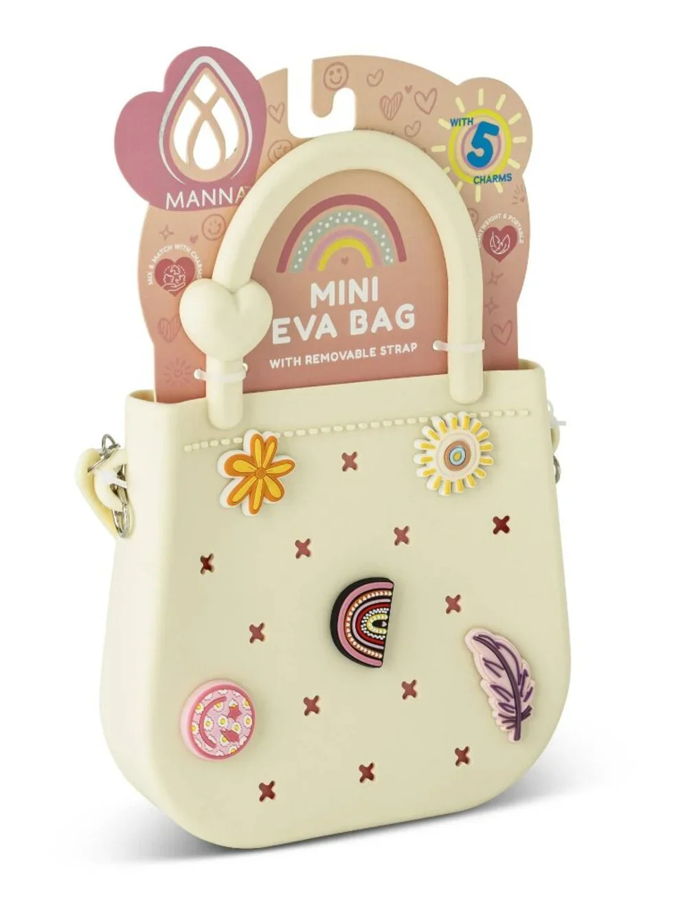 Mini Round EVA Charm Crossbody Bag