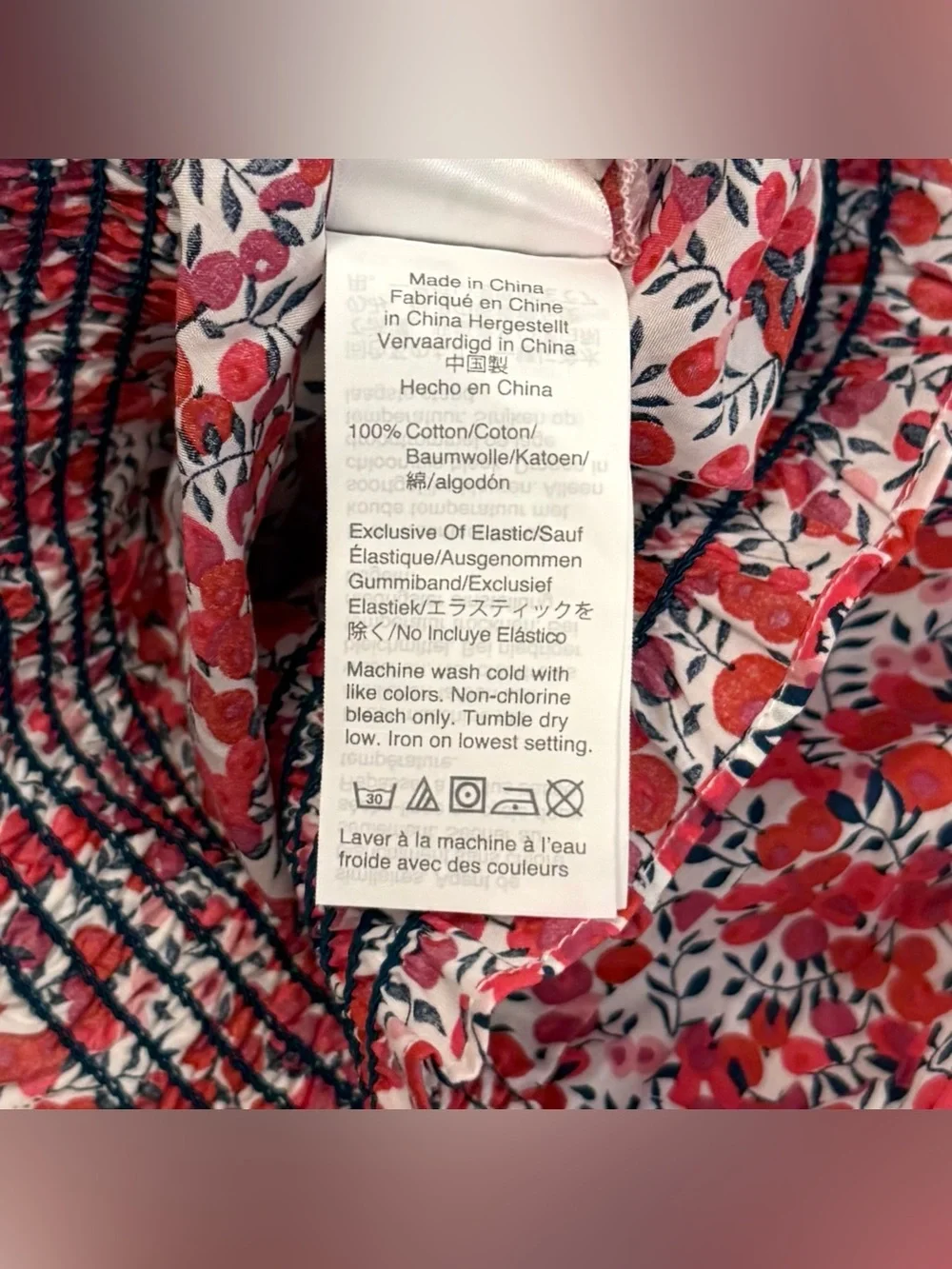 J. Crew celebrated smocked authentic