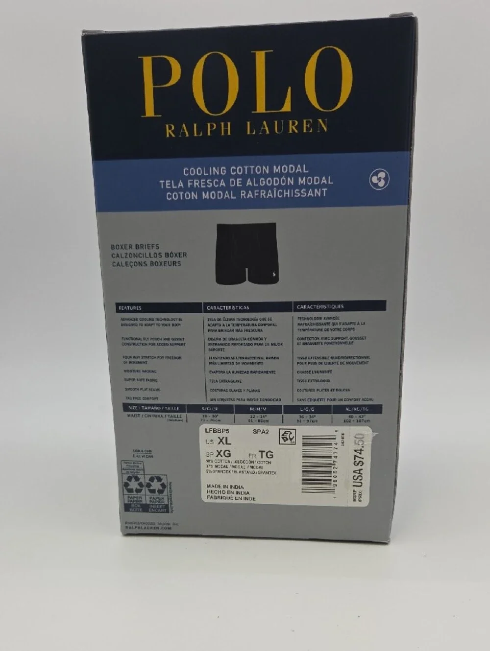 Polo Ralph Lauren packaged polo