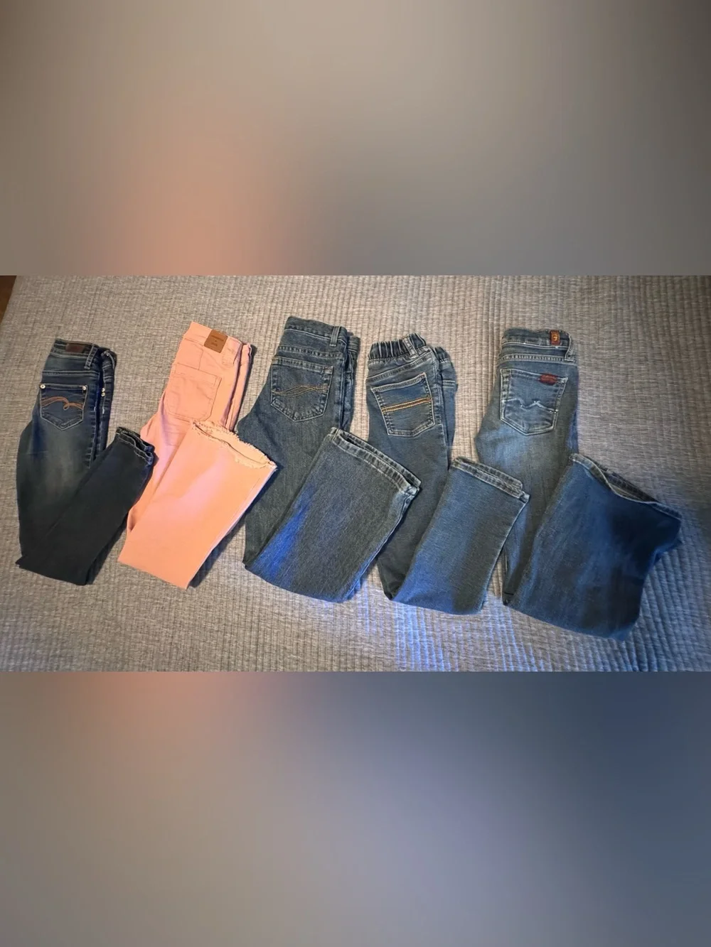 7 For All Mankind lace flare flared