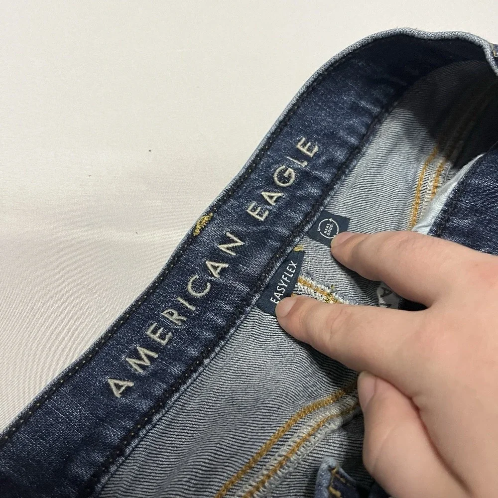 American Eagle Jeans Mens Fits 30x31 Original Boot Cut Blue Denim Y2K