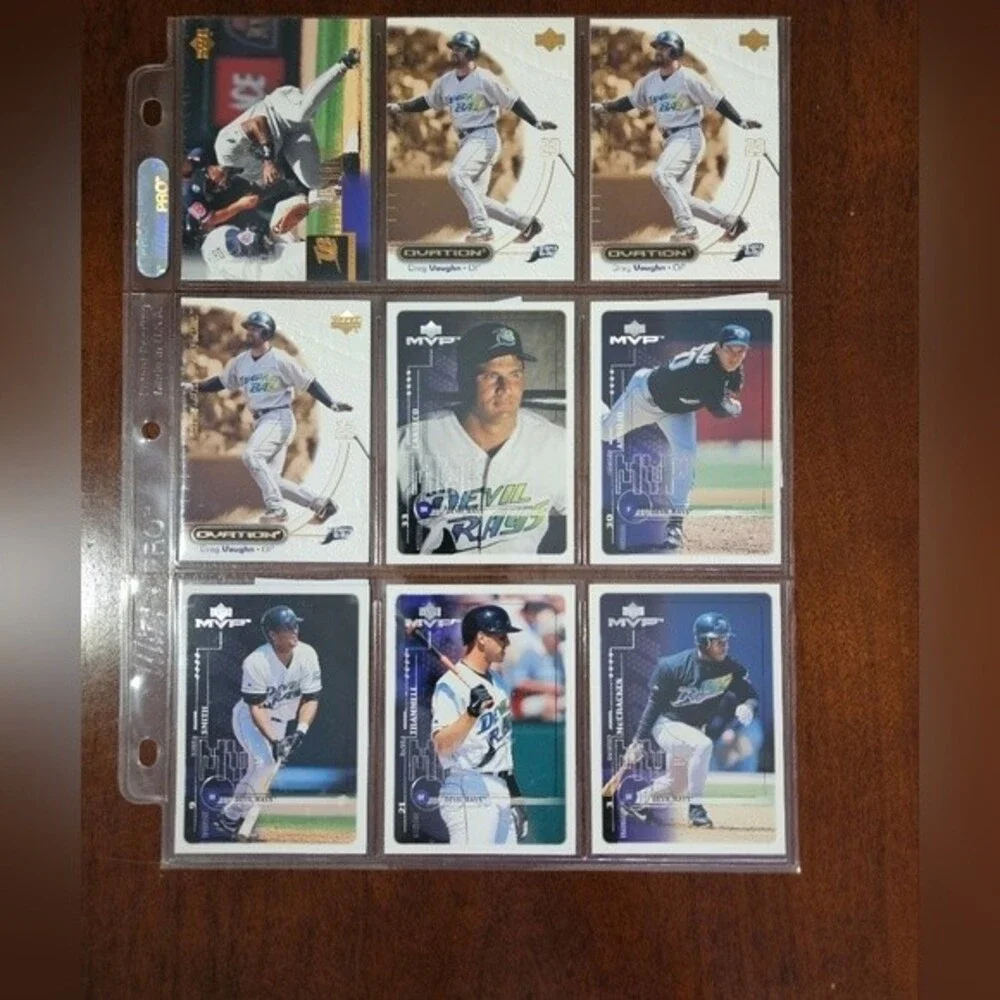 MLB Tampa Bay Devil Rays Card Collection