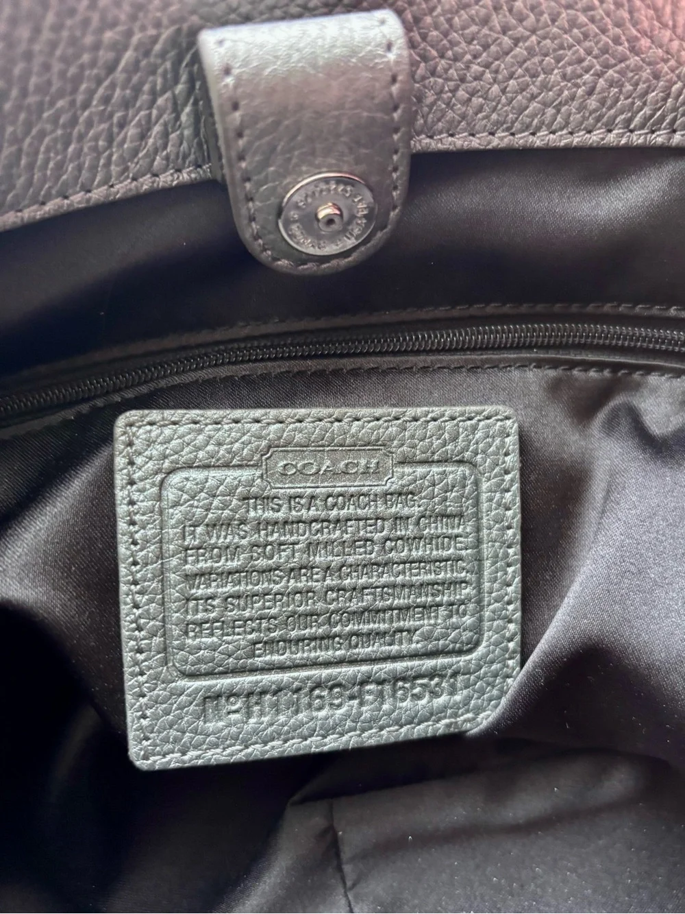 Coach elegant tote