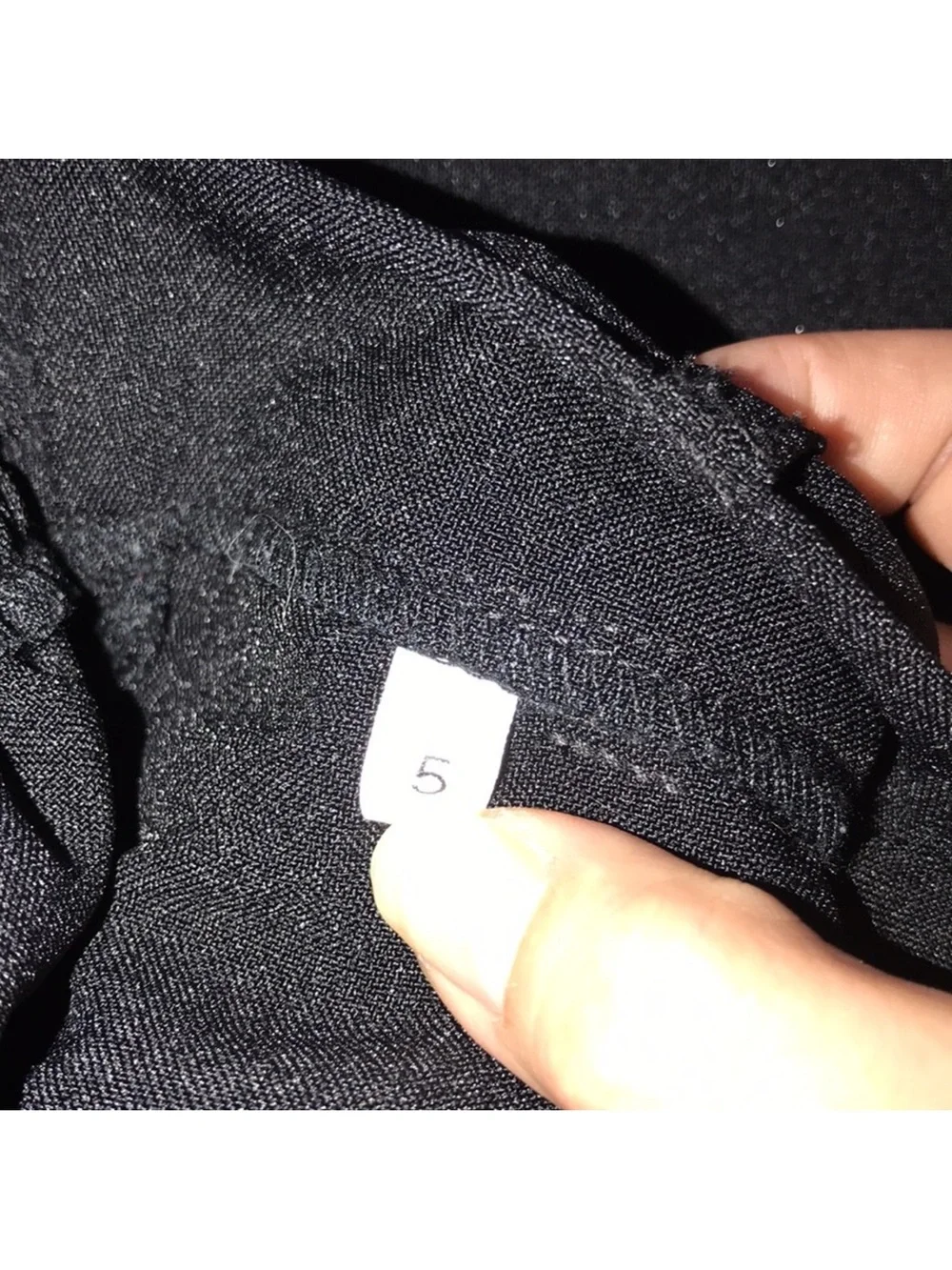 N/A black size
