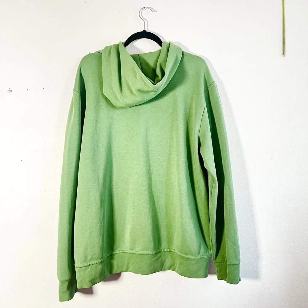 Polo Ralph Lauren Double Knit Hoodie Mens XL Green Full Zip Pony Logo