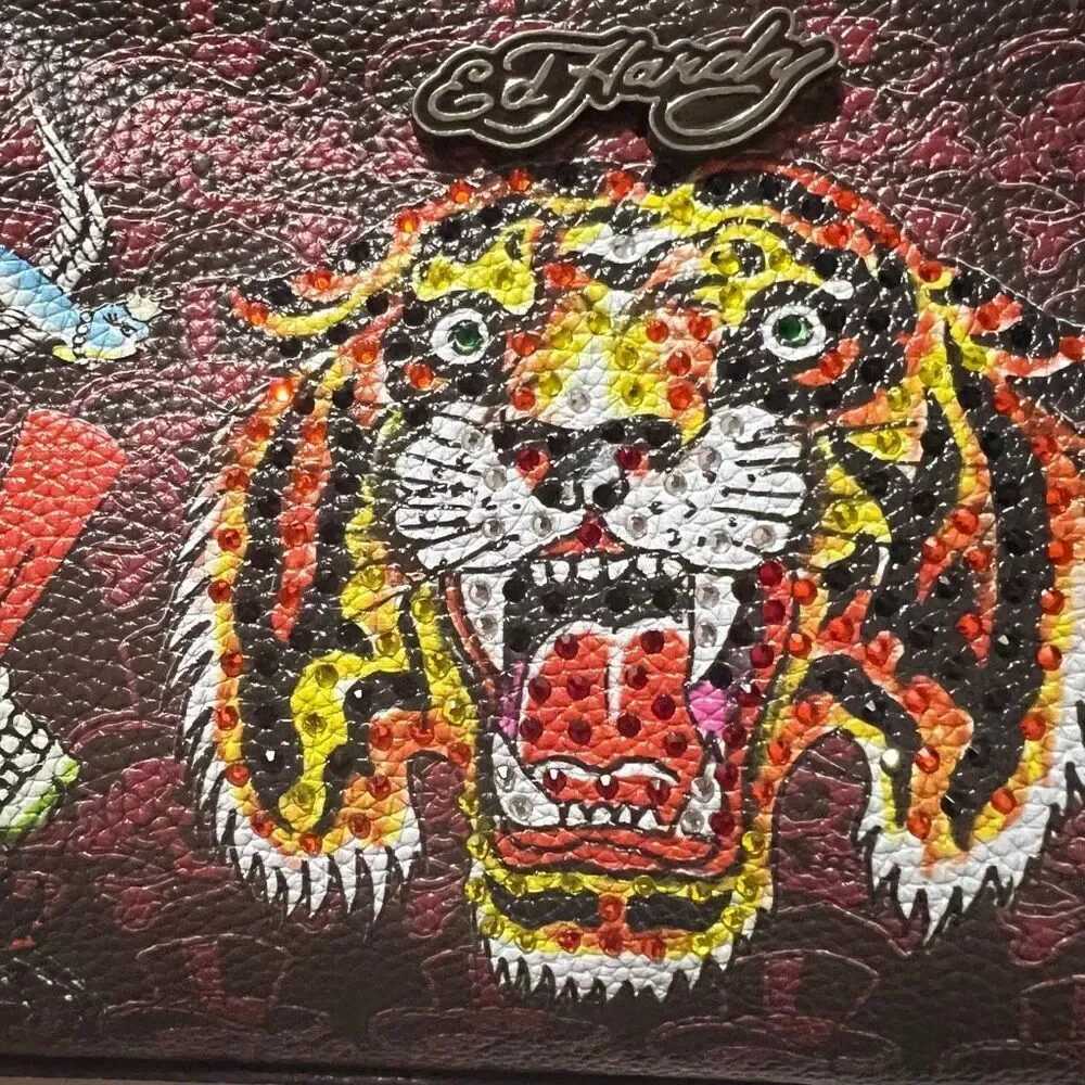 Ed Hardy features rhinestone