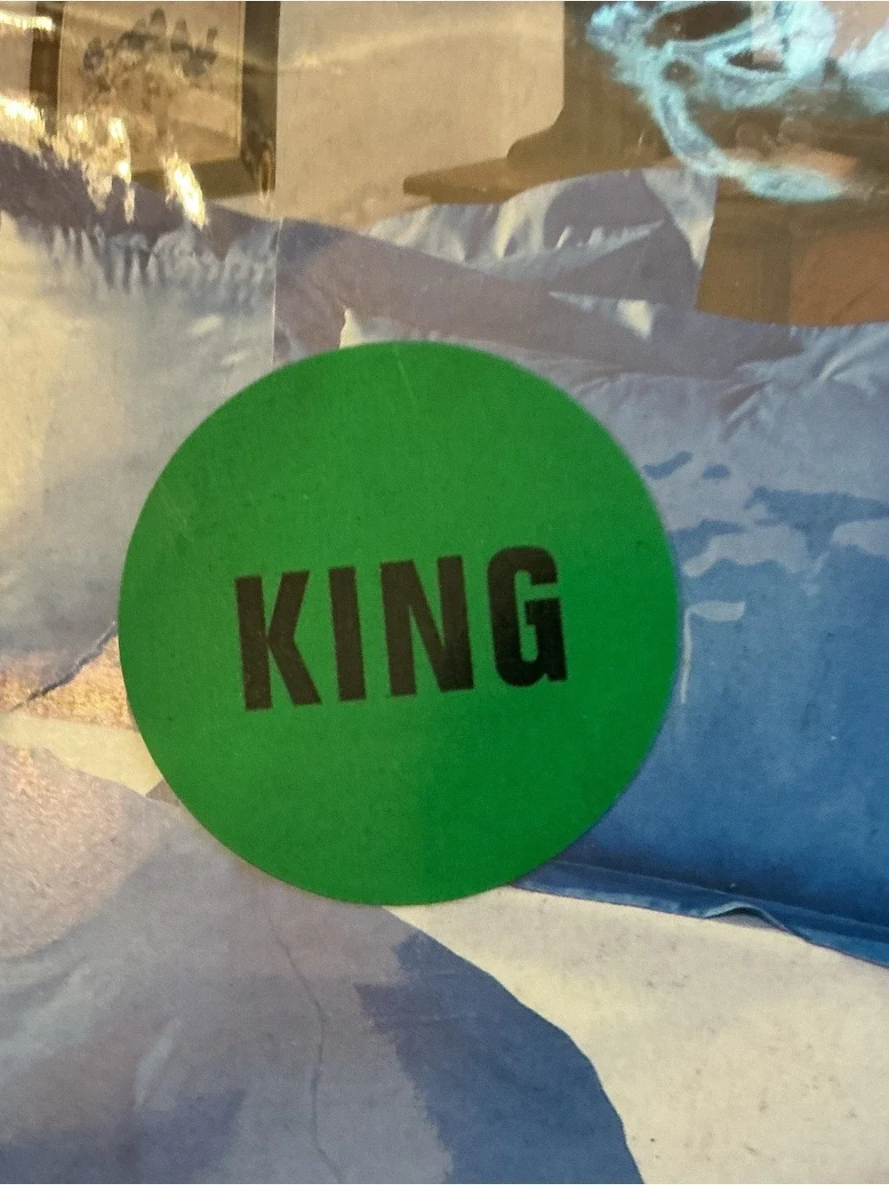 ✨ Britannica Home King Size Comforter Cover NWT Blue