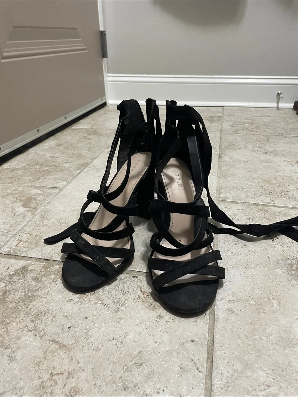 Well-worn women’s heels