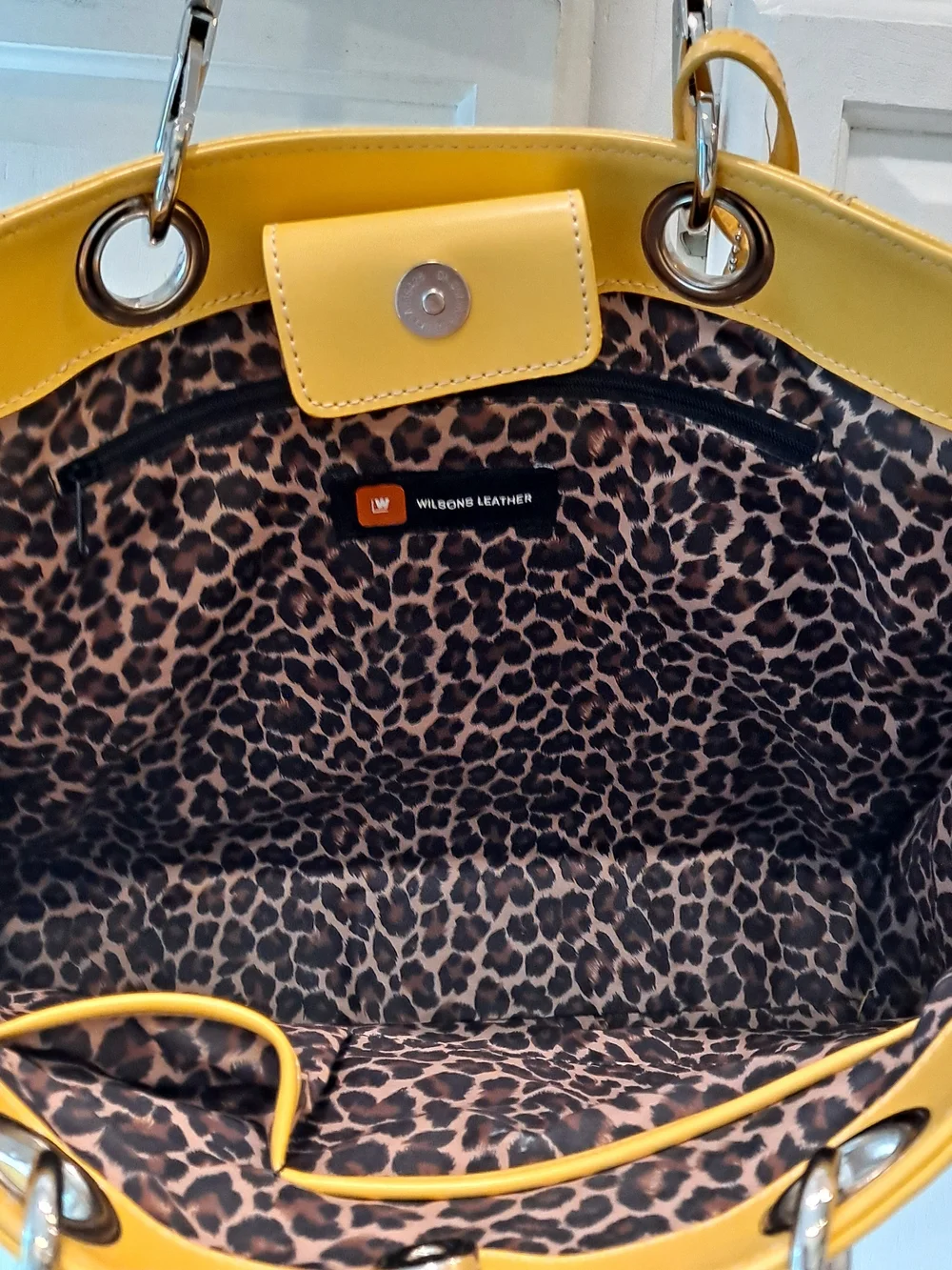 Wilsons Leather satin 24 luggage