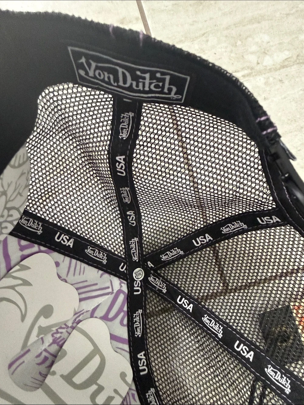 Von Dutch lavender suede