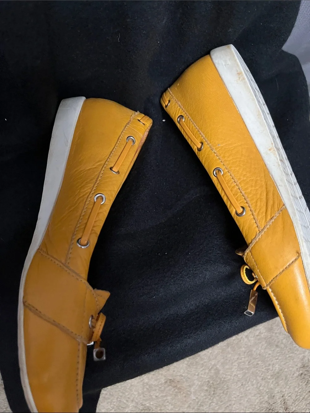 Rockport mustard loafers insole