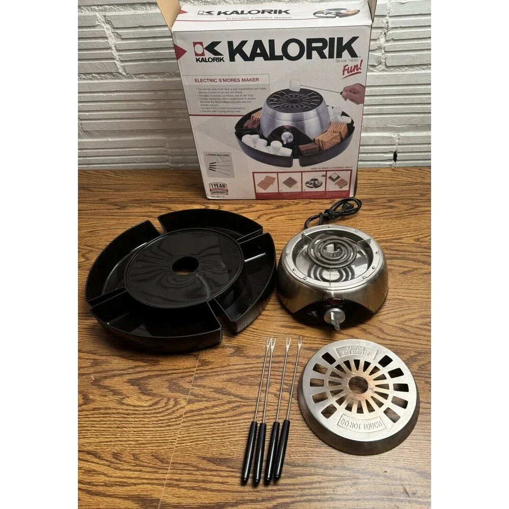 Kalorik Indoor Electric Stainless Steel S'mores Maker‎