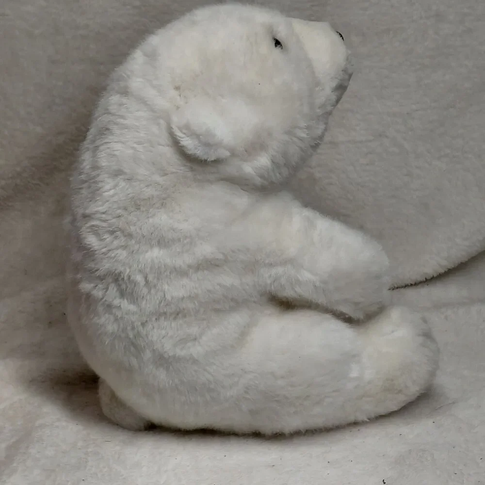 Vintage 1993 Coca-Cola Christmas Polar Bear Plush 7