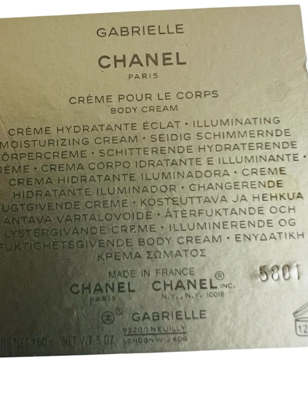 CHANEL gabrielle illuminating