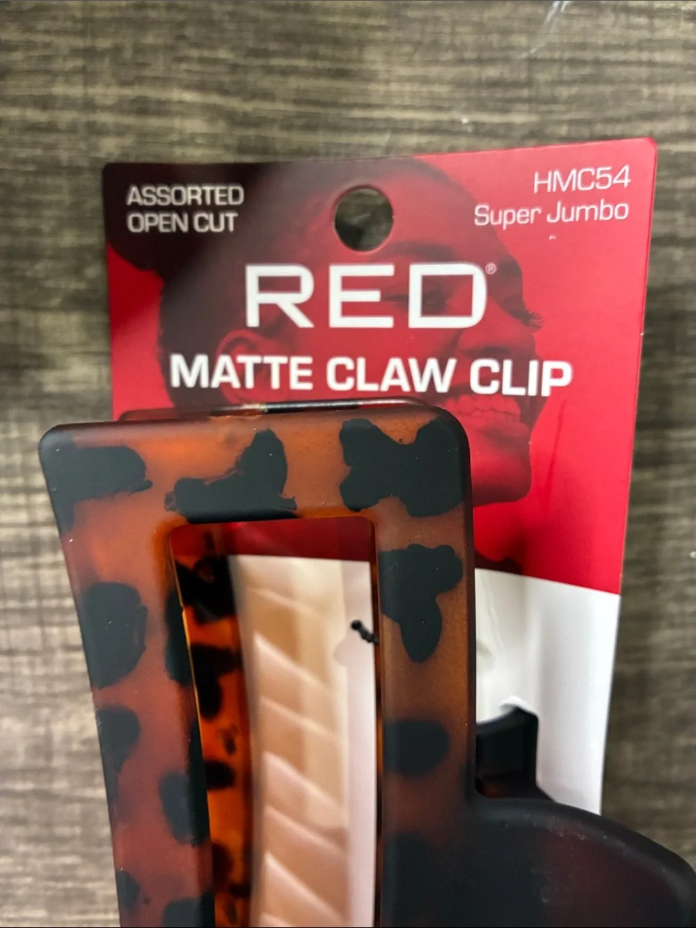 Red matte tortoiseshell