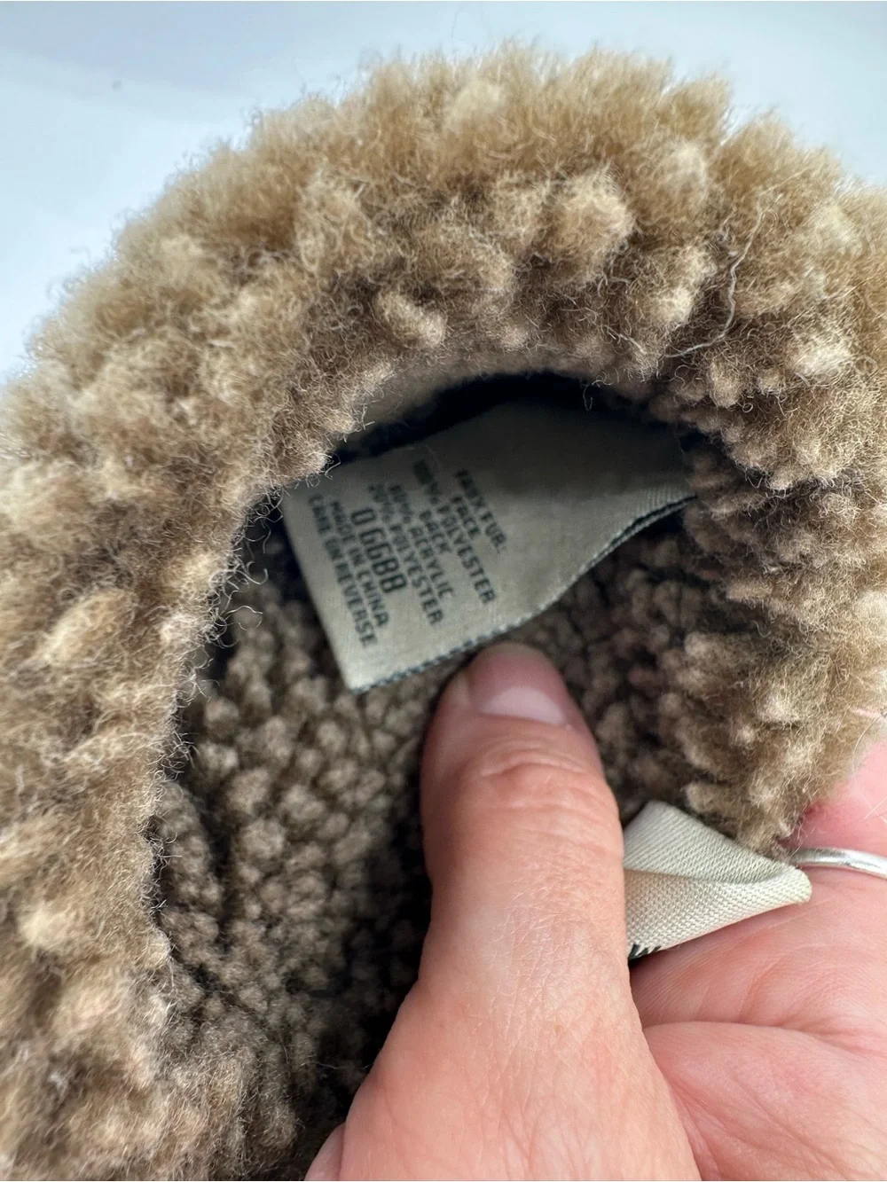 L.L. Bean suede exterior