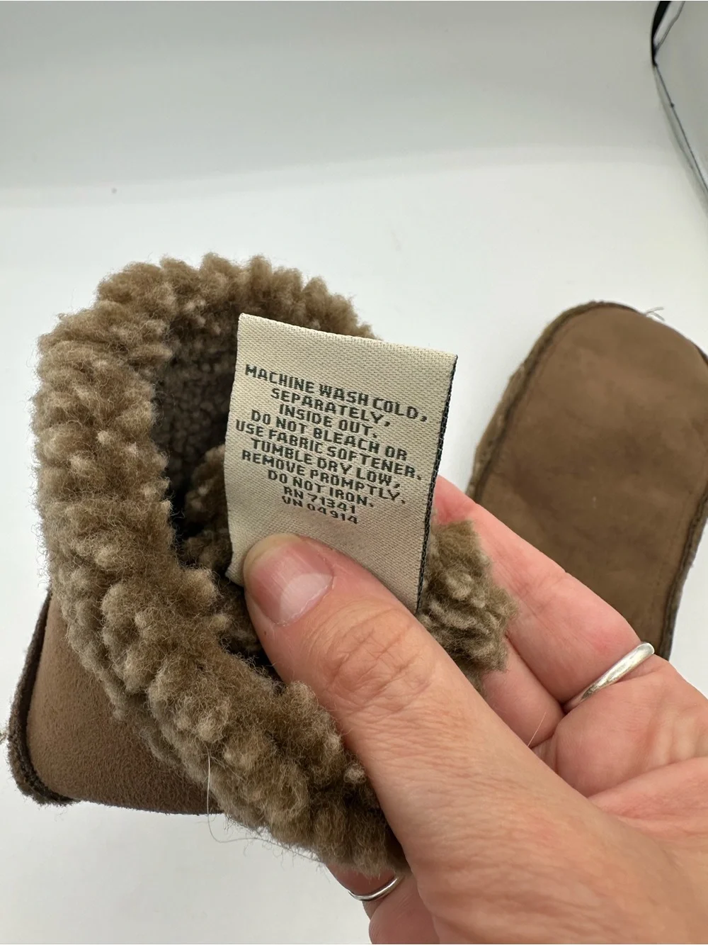 L.L. Bean suede exterior