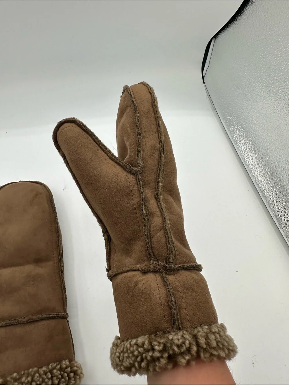 L.L. Bean suede exterior
